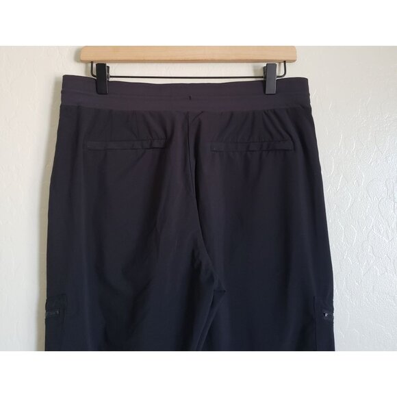 Athleta Venture Jogger Pants Black Size Women's 8 Athleisure Hiking Quick-Dry - Picture 8 of 13